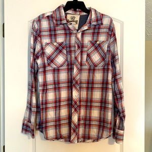 Men’s Roebuck & Co button down flannel